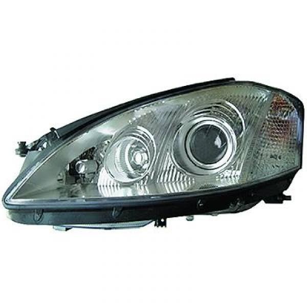 BIXENONKoplamp.links W221, 05-06 HELLA+MOTOR voor LWR D1S+H7 MET