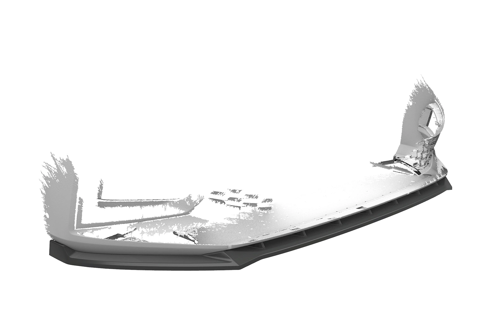 Voorspoiler Skoda Fabia 4 2021- – Glans Zwart