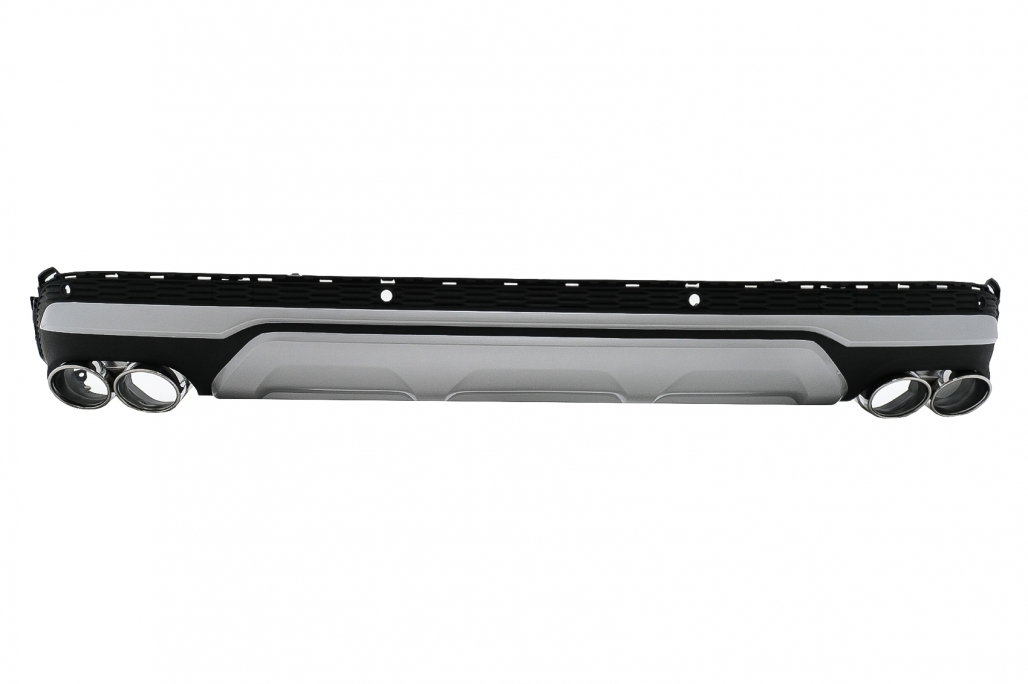 Diffuser Audi Q7 SUV 4M Facelift (2020-up) SQ7 Design Zilver