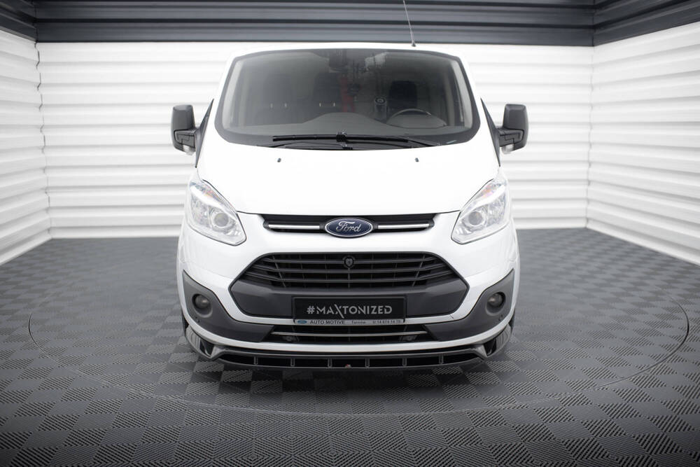 Voorspoiler Ford Transit Custom Maxton Glans Zwart
