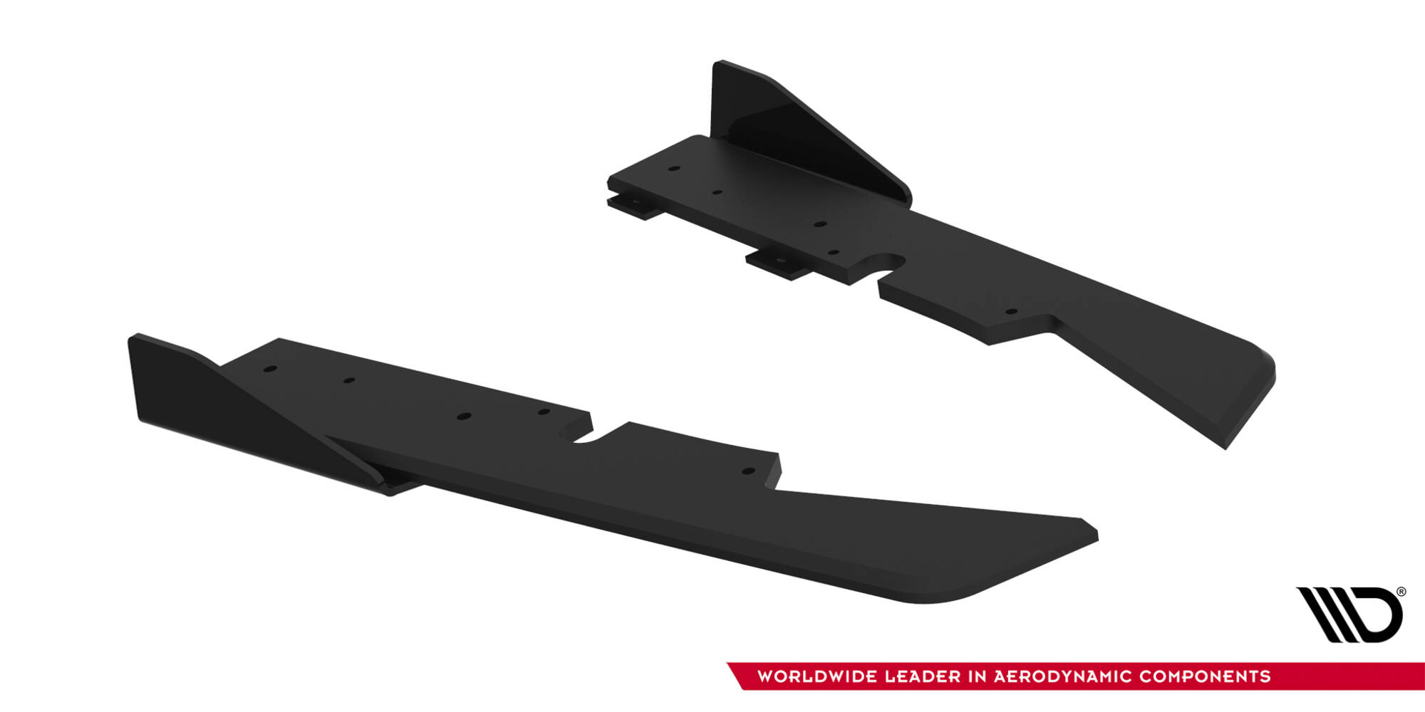 Street Pro Achterzij Spoilers + Flaps Subaru Impreza WRX STI MK3 Facelift Maxton Glanzend zwart