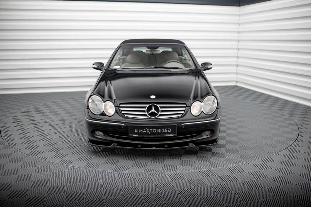 Voorspoiler Mercedes-Benz CLK W209 2002 - 2005 Maxton Glans Zwart