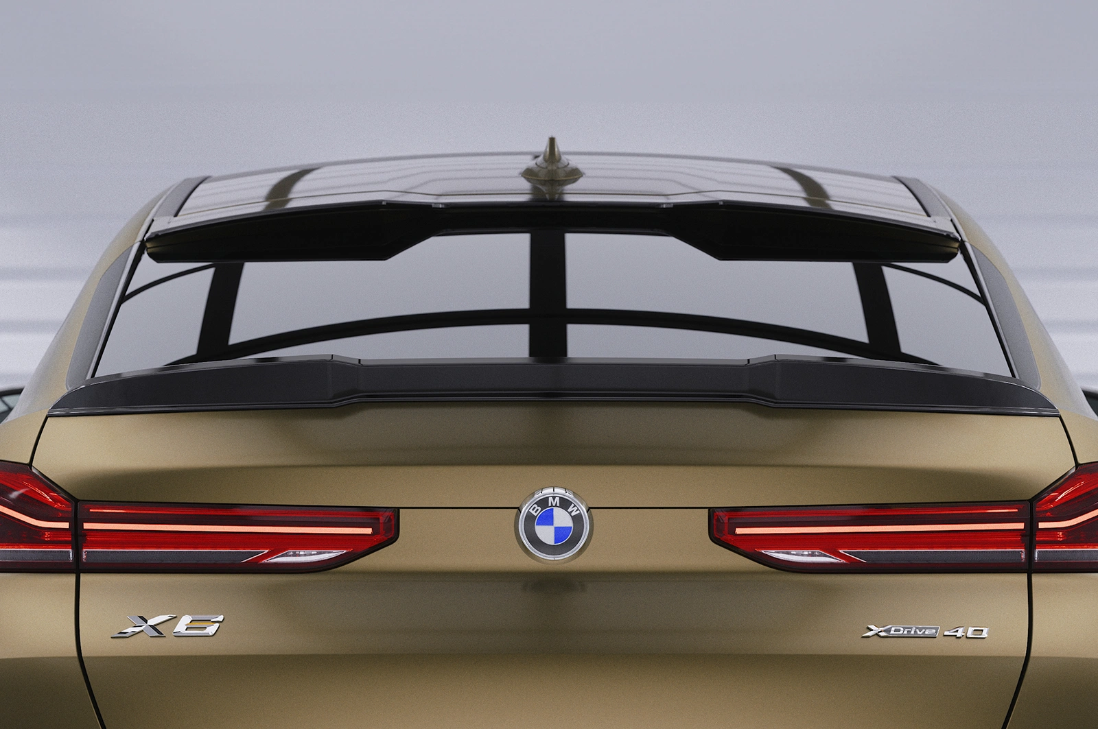 Achterspoiler BMW X6 (G06) glans zwart 2019–
