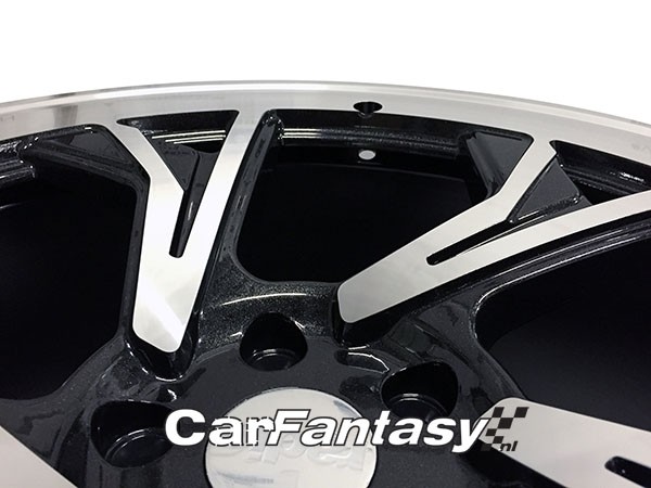 RADI8 C5 8.5/10.0x19 5x112 45 Gloss black machine face 66,6 Bree