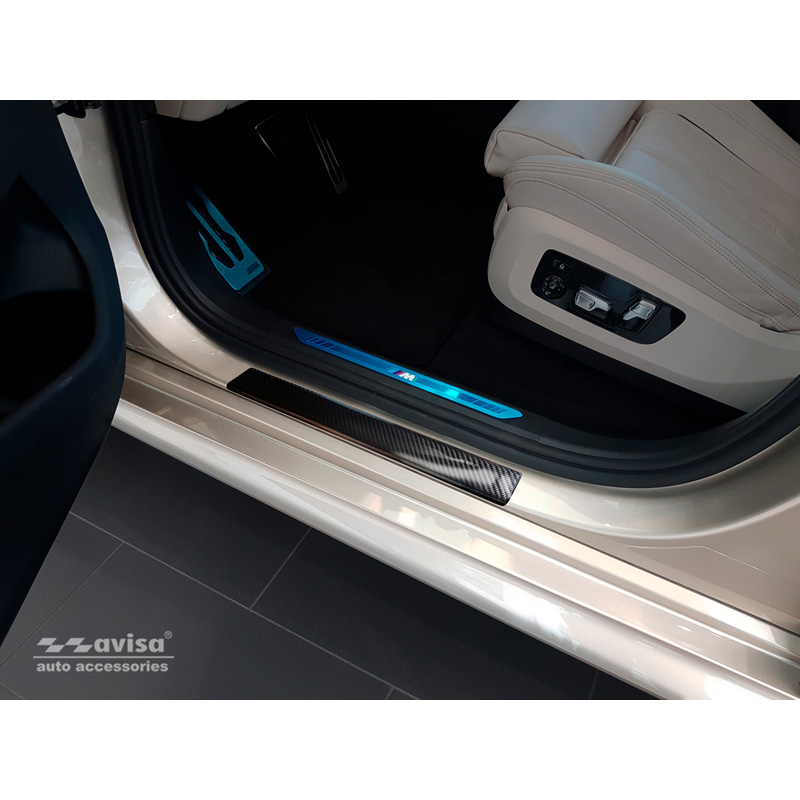 3D Zwart Carbon Instaplijsten  BMW X5 IV G05 M-Pakket 2018- 2-delig