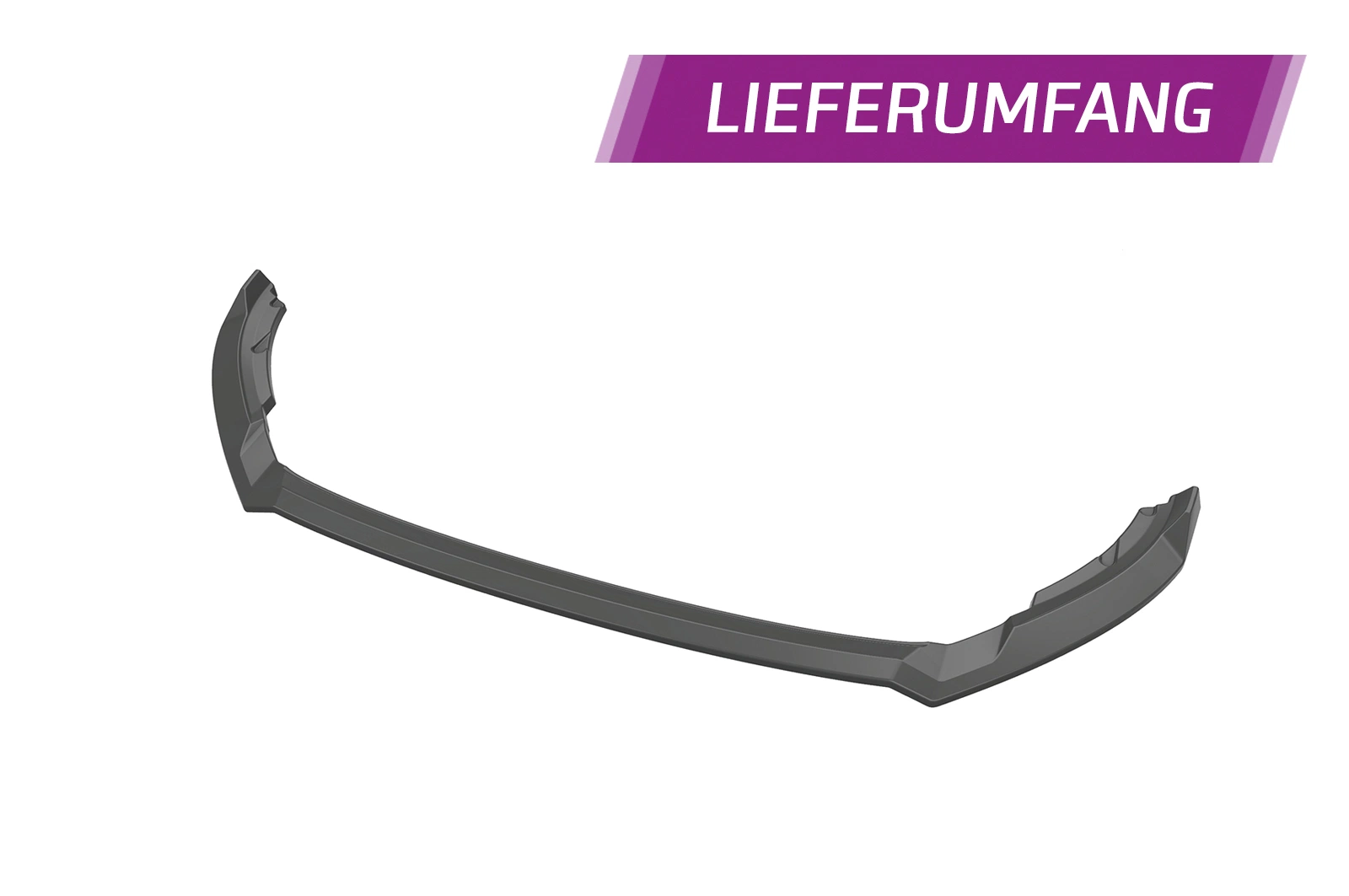 Voorspoiler Skoda Fabia 3 (Typ NJ) 2019-2021 Facelift – Glans Zwart CSR