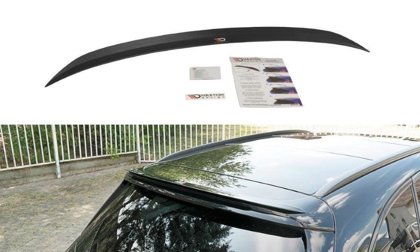 Spoiler cap Mercedes C-klasse S205 63AMG Estate Maxton Design glans zwart