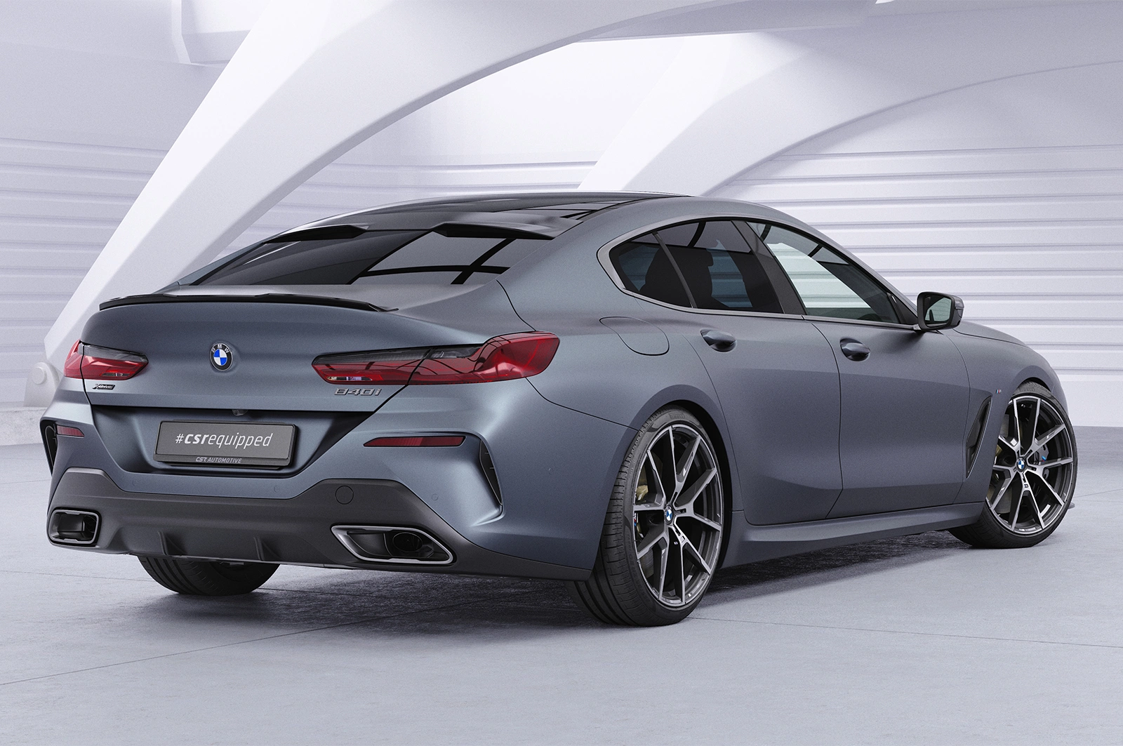 Achterspoiler BMW 8er G16 Grand Coupe Glans Zwart - CSR Design