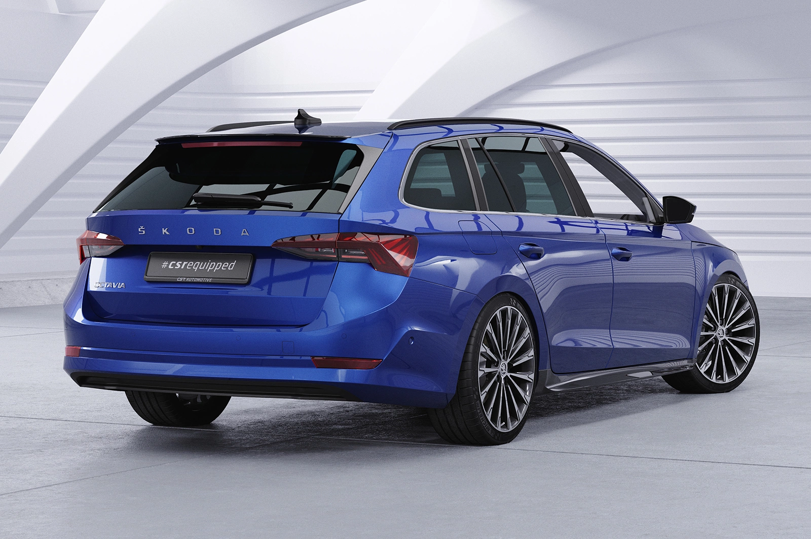 Achterspoiler Skoda Octavia IV Combi (2019–) Glans Zwart – CSR Automotive