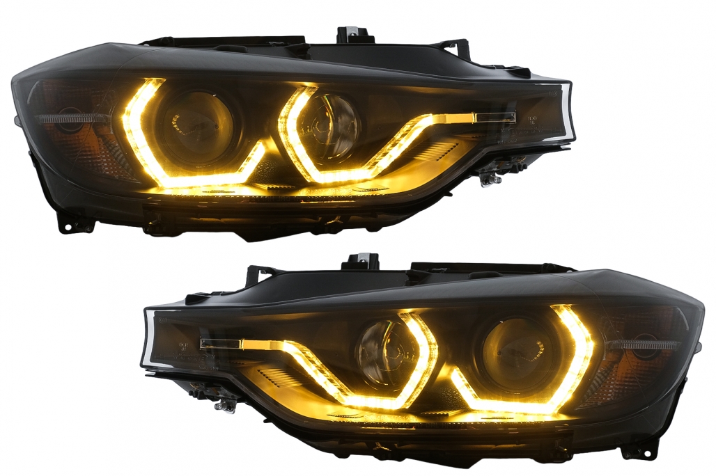 Headlights BMW 3-Serie F30/F31 black