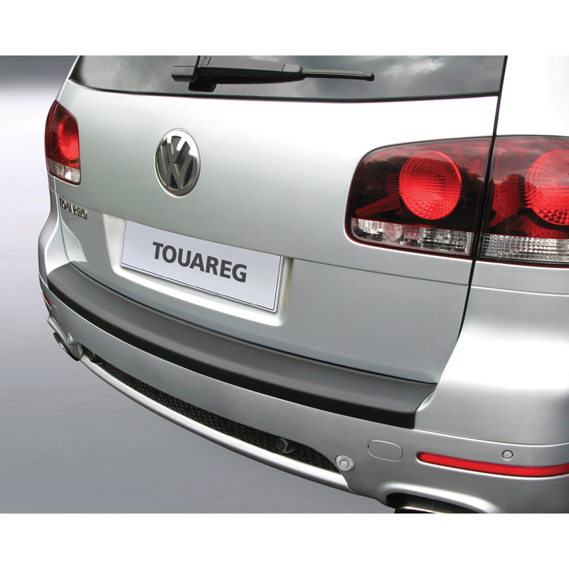 ABS Achterbumper beschermlijst  Volkswagen Touareg -2010 Zwart