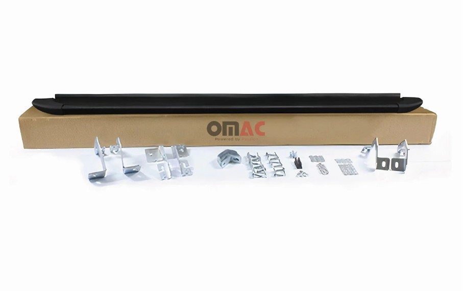 Treeplanken voor Ford Transit Custom 12-20 L1 aluminium zwart