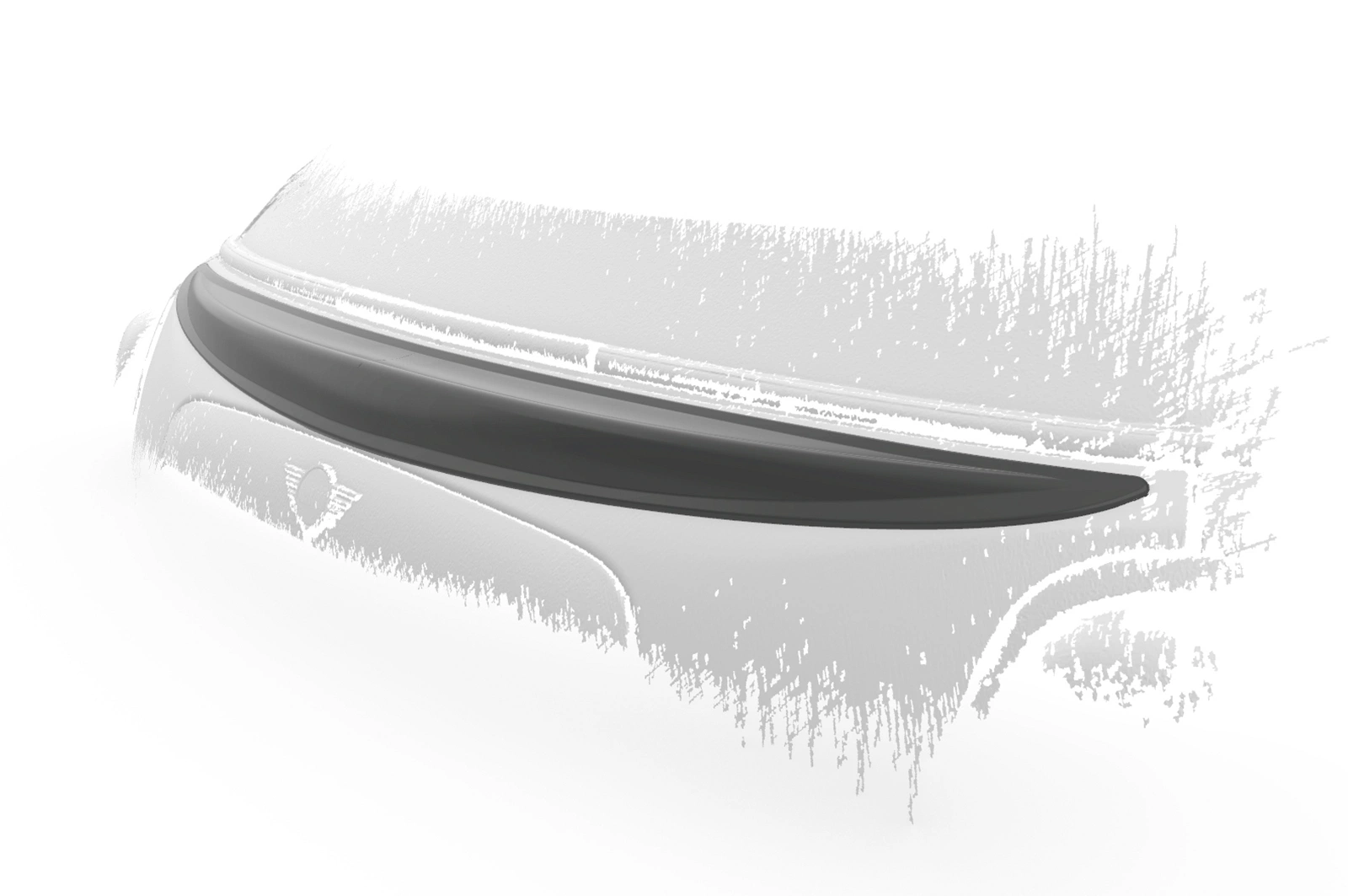 Achterspoiler Mini F57 Glans Zwart – CSR Design (2016-)