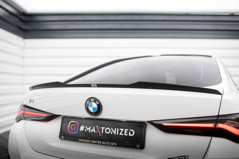 Spoiler BMW i4 G26 M Pakket Maxton Glans Zwart