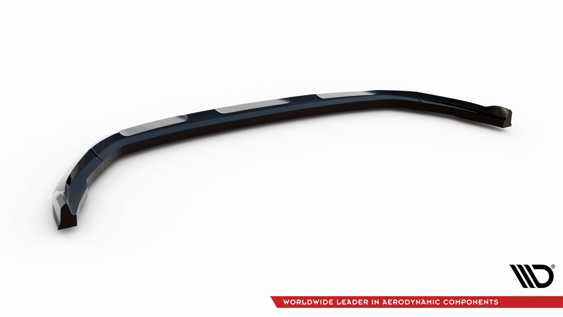 Voorspoiler V.1 Skoda Kamiq Monte Carlo MK1 Facelift Maxton Glanzend zwart