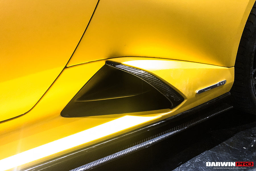 Lamborghini Huracan EVO 4WD OD Style Dry Carbon Zijskirts 2019-2022