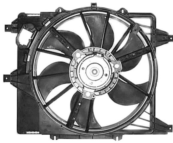 Aircofan +A/C Clio B 98-05 380mm 1.2/1.6-16V/1.5dCI +A /C