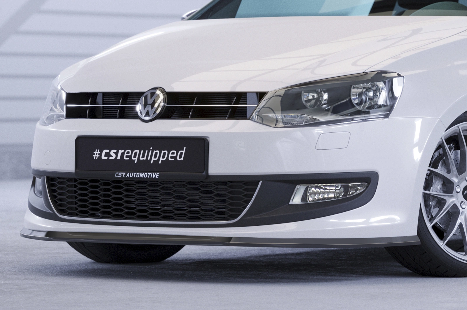Voorspoiler VW Polo V (6R) Glans Zwart – 2009–2014