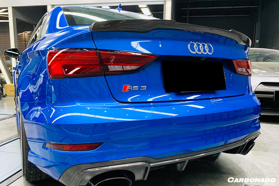 Audi S3/ A3 /RS3 Sedan RW Style Carbon Fiber Spoiler 2013-2020