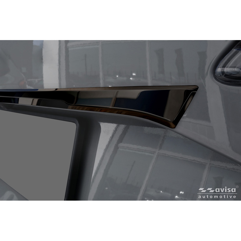 Avisa Zwart Chroom RVS Kofferbak Sierlijst  Skoda Karoq (NU7) Facelift 2022-