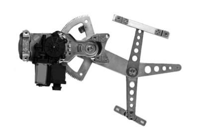 raammechanisme, 4/5 drs, incl motor, voor, rechts Opel Astra G,