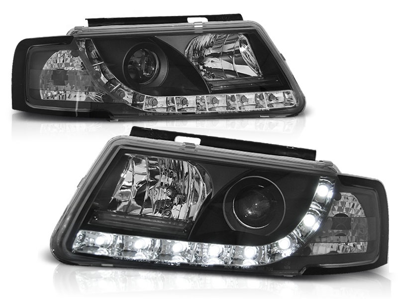 Headlights VW Passat 3B 96-00 Devil Eyes Dlite LED Black