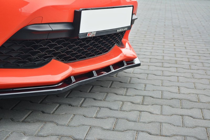 Voorspoiler Toyota GT86 FACELIFT Zwart Glans V.3