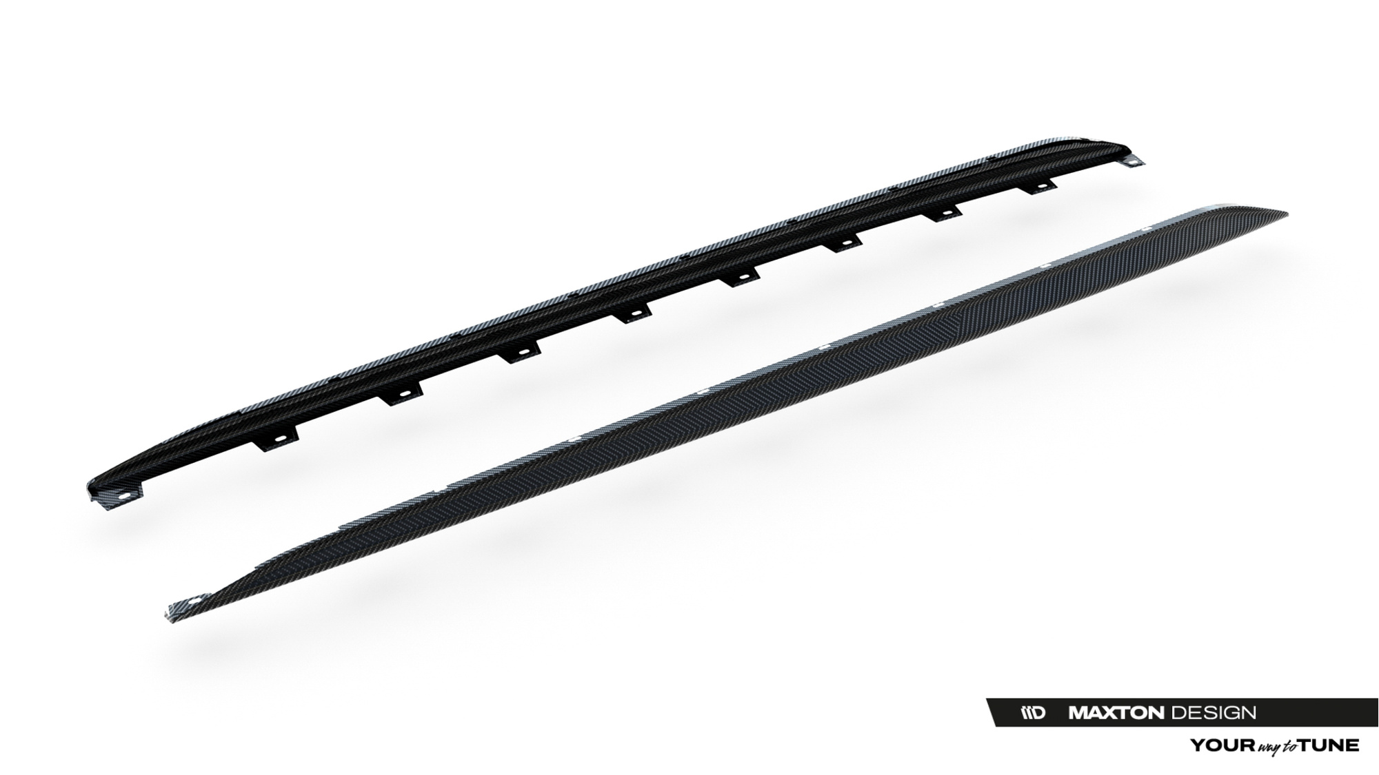 Prepreg Carbon Fiber Zijskirts V.2 Audi RS3 Sedan 8Y Facelift – Maxton Design