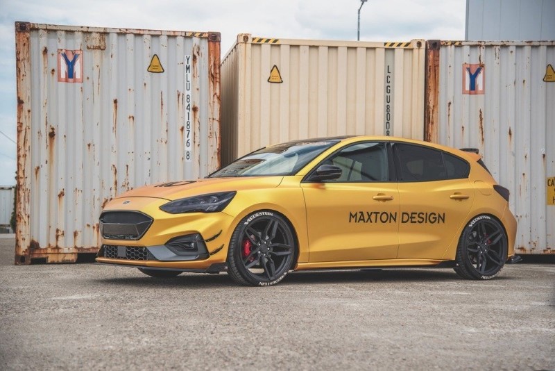 Zijkleppen Ford Focus Mk4 St-line Glanzend Zwart