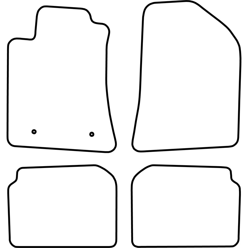 Automatten Toyota Avensis 03-