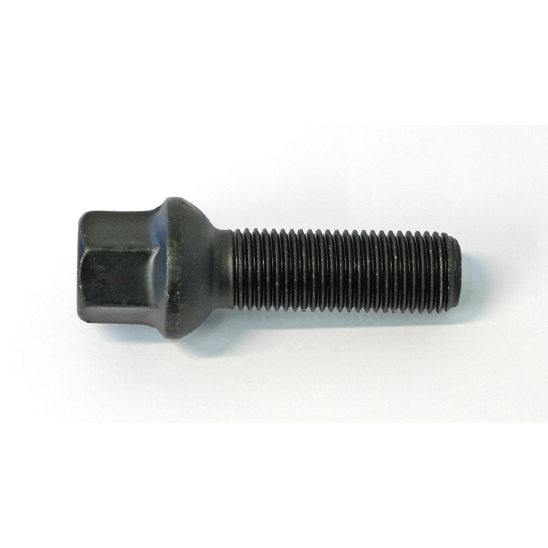 H&R Wheel bolt Round-Head R13 M14x1.5 - Length 47mm - Black VAG