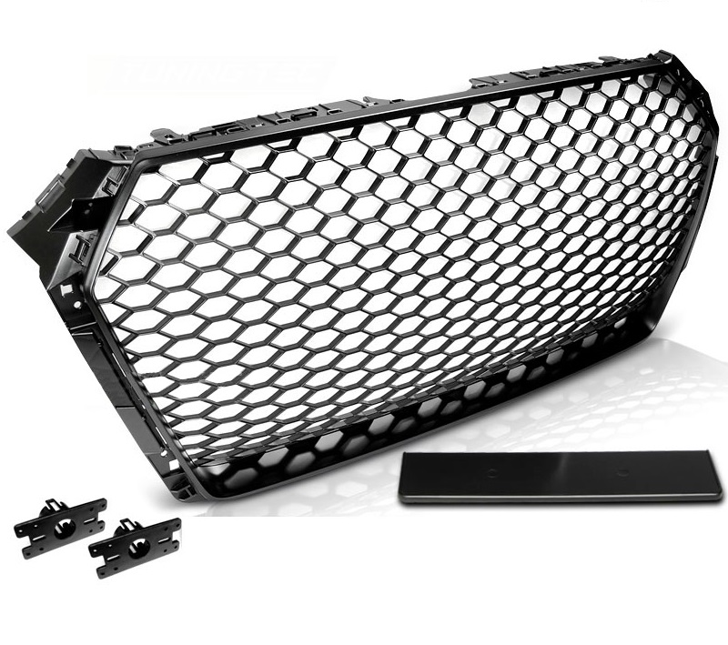 Grill Audi A4 B9 2015-2019 RS4 Look Matt Zwart