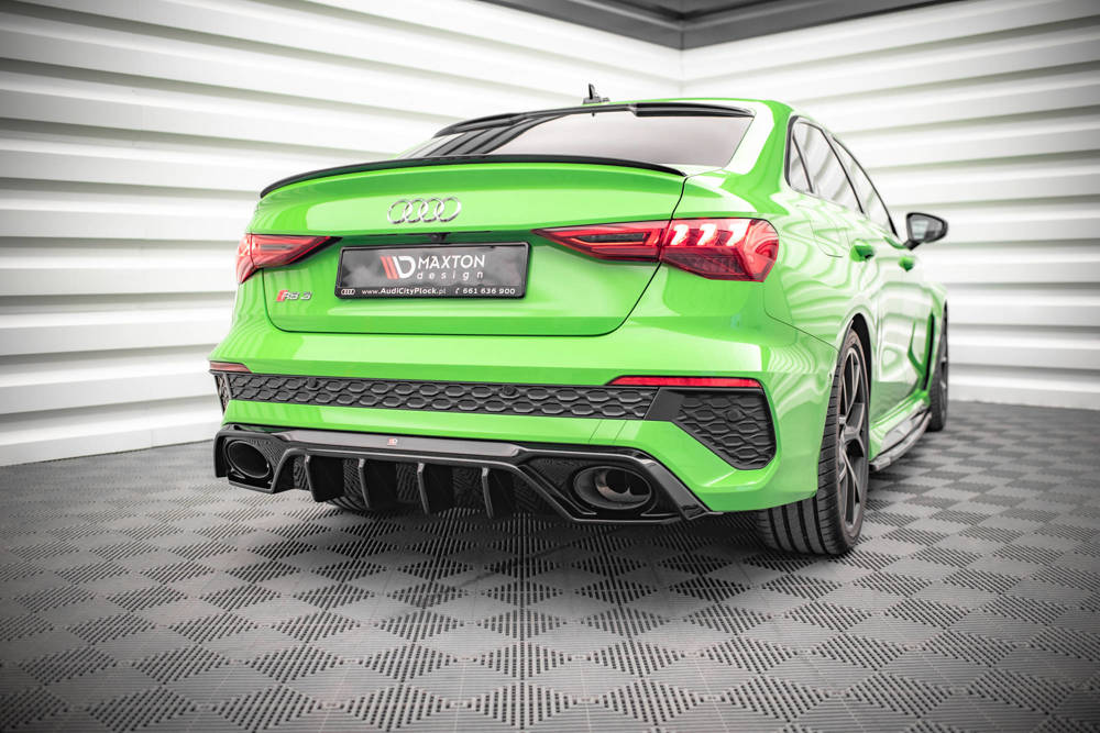 Diffuser Audi RS3 8Y Maxton Glans Zwart