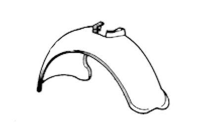 binnenscherm, plastic, voor, rechts Fiat Fiorino, 1991-2001