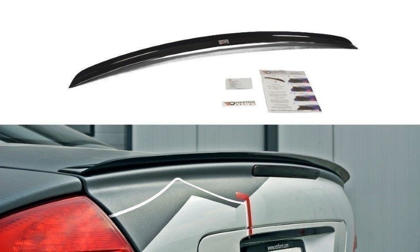 Spoiler cap Mercedes CL-klasse C215 Maxton Design glans zwart