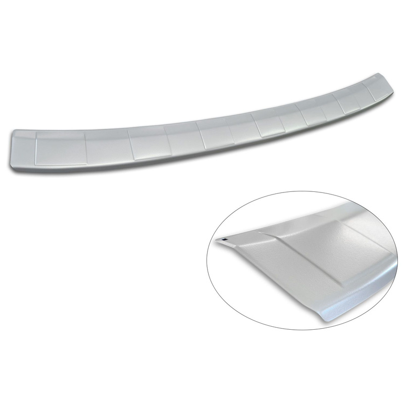 Avisa RVS gepoedercoate Achterbumperprotector  Skoda Octavia IV 2019-2024 & FL 2024- 'Soft Silver'