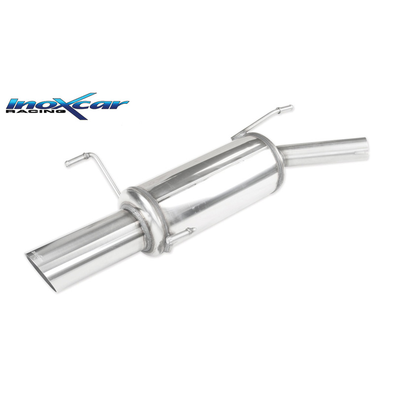 100% RVS Sportuitlaat  Opel Corsa C 1.7 16v CDTi 101pk 2003-2006 Ø45 1x90mm Rally
