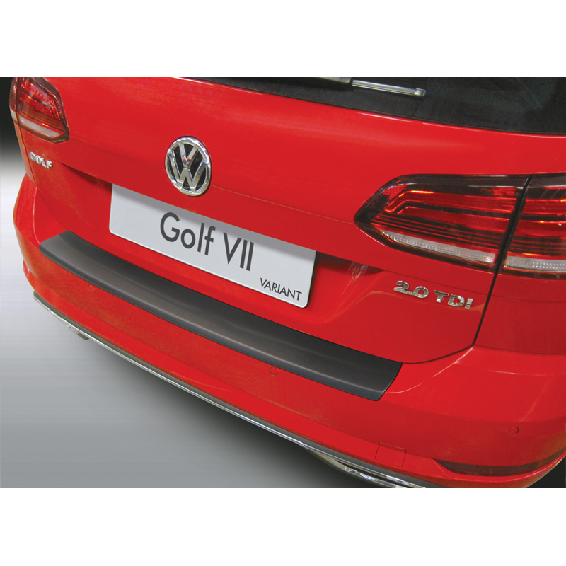 ABS Achterbumper beschermlijst  Volkswagen Golf VII Variant Facelift 2017-2020 (incl. GTI & R) Zwart