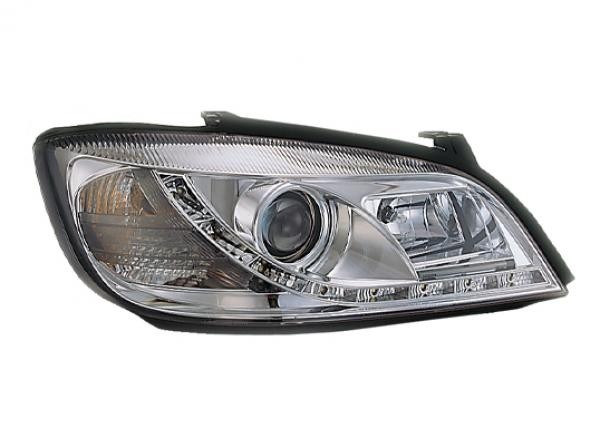 Faros Opel Zafira A LED Los ojos del Diablo Dayline cromo