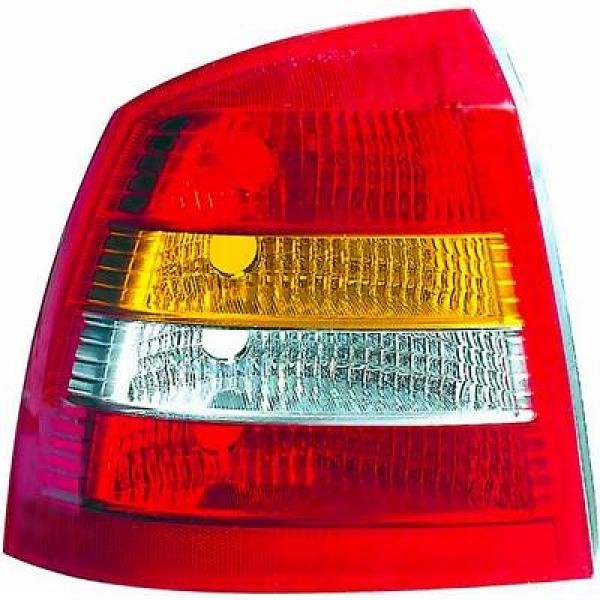 Achterlicht links ASTRA G 97-04 3/5 DEURS.MET Mistlamp/ACHTERUIT