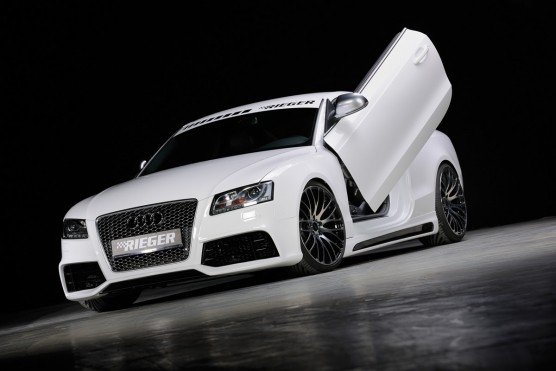 Voorbumper Audi A5 B8/B81 07-11 SRA+PDC Rieger