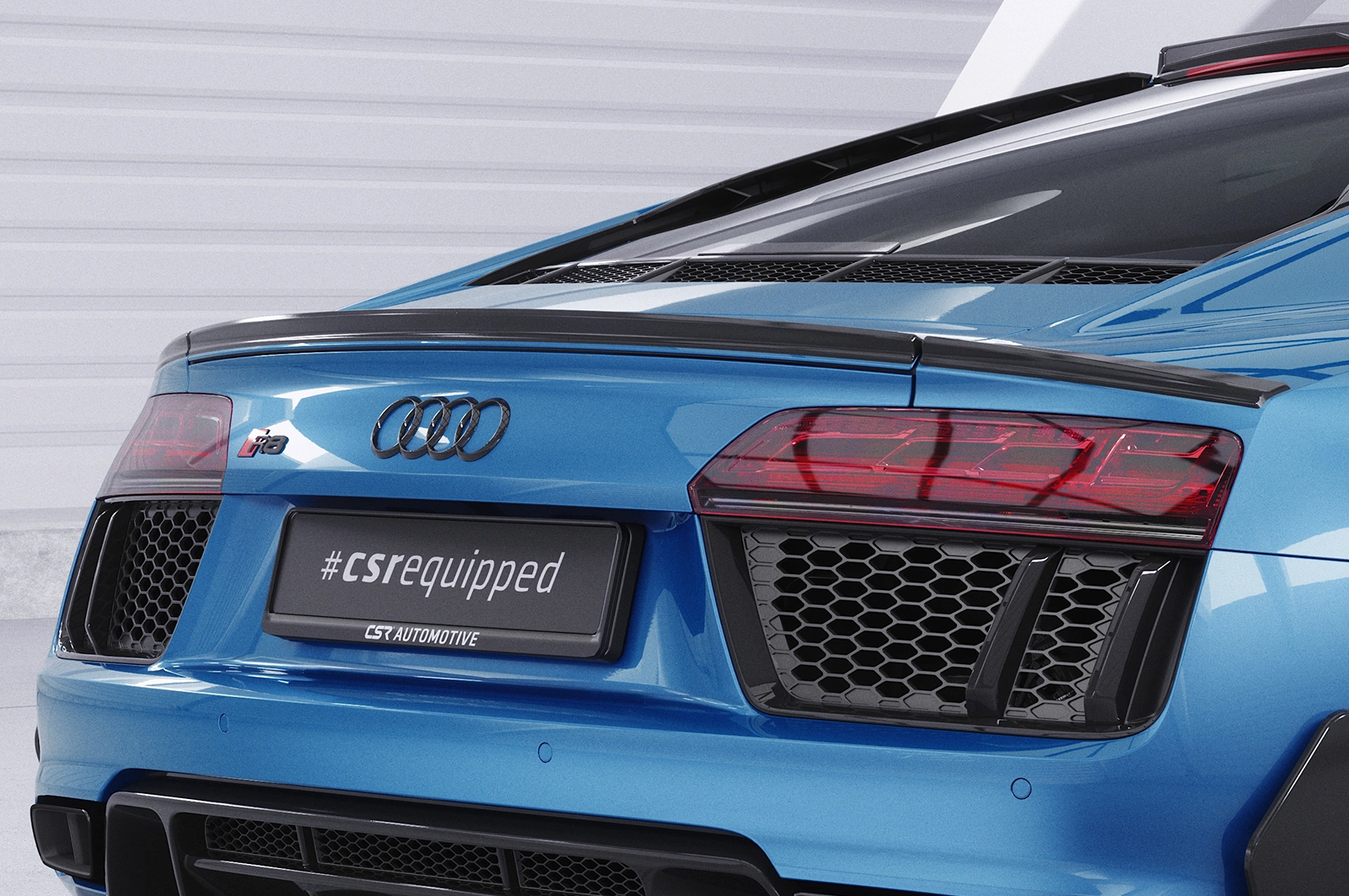 Achterspoiler Audi R8 4S Coupe glans zwart