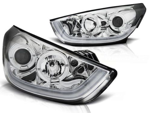 Headlights DRL-Look Hyundai ix35 2010- chome