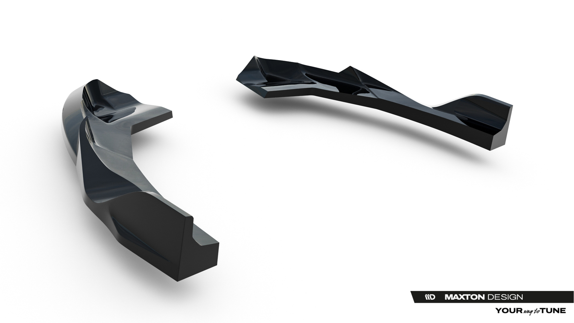 Zij-Diffuser Audi RS3 Sportback 8Y Facelift Maxton Glans Zwart V.2