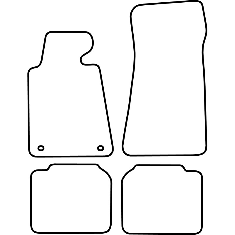 Automatten Velours  BMW 7 serie 1988-1994