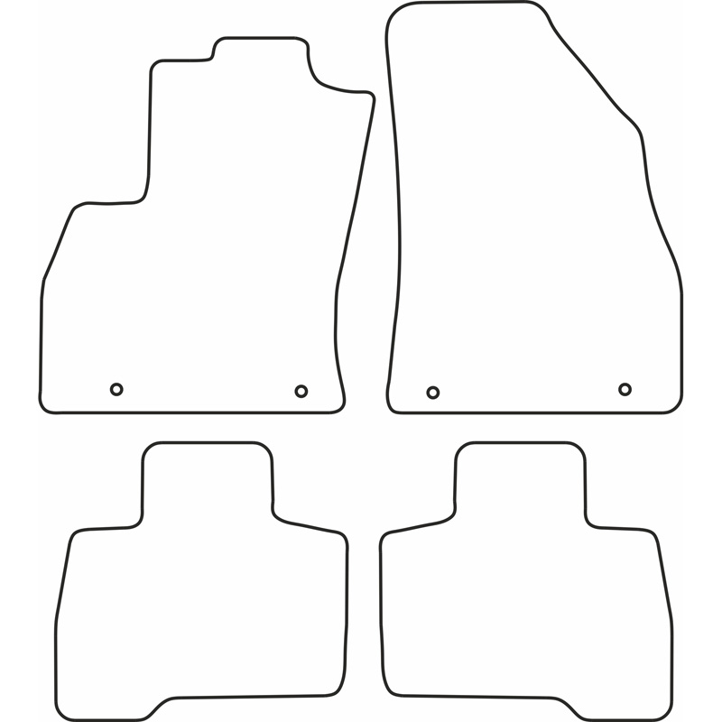 Automatten Velours  Citroen Nemo Multispace