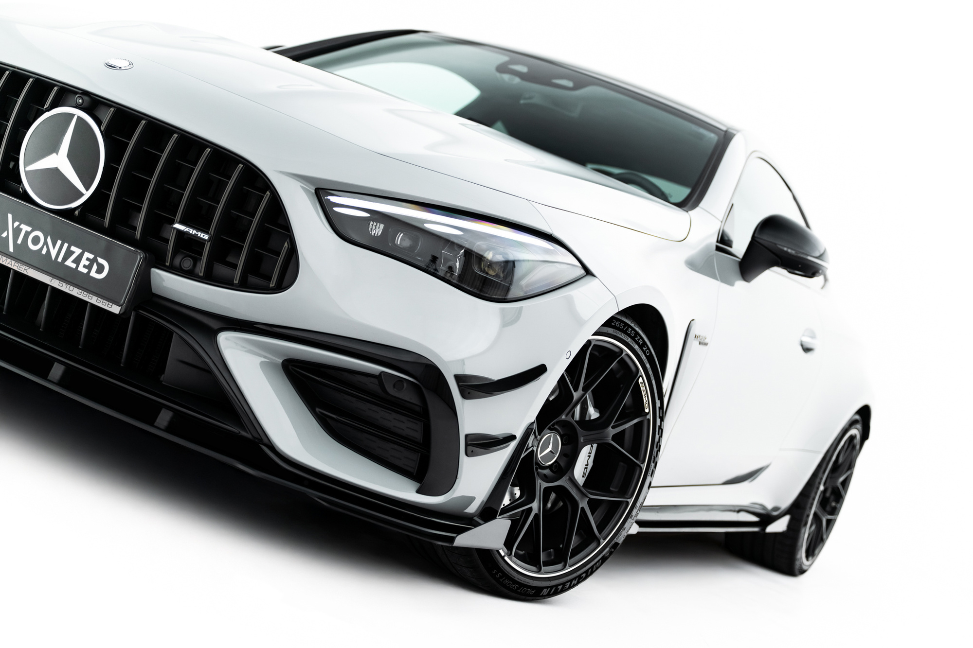 Street Pro Voorspoiler + Flaps Mercedes-AMG CLE 53 Aero C236 2023 – 2025