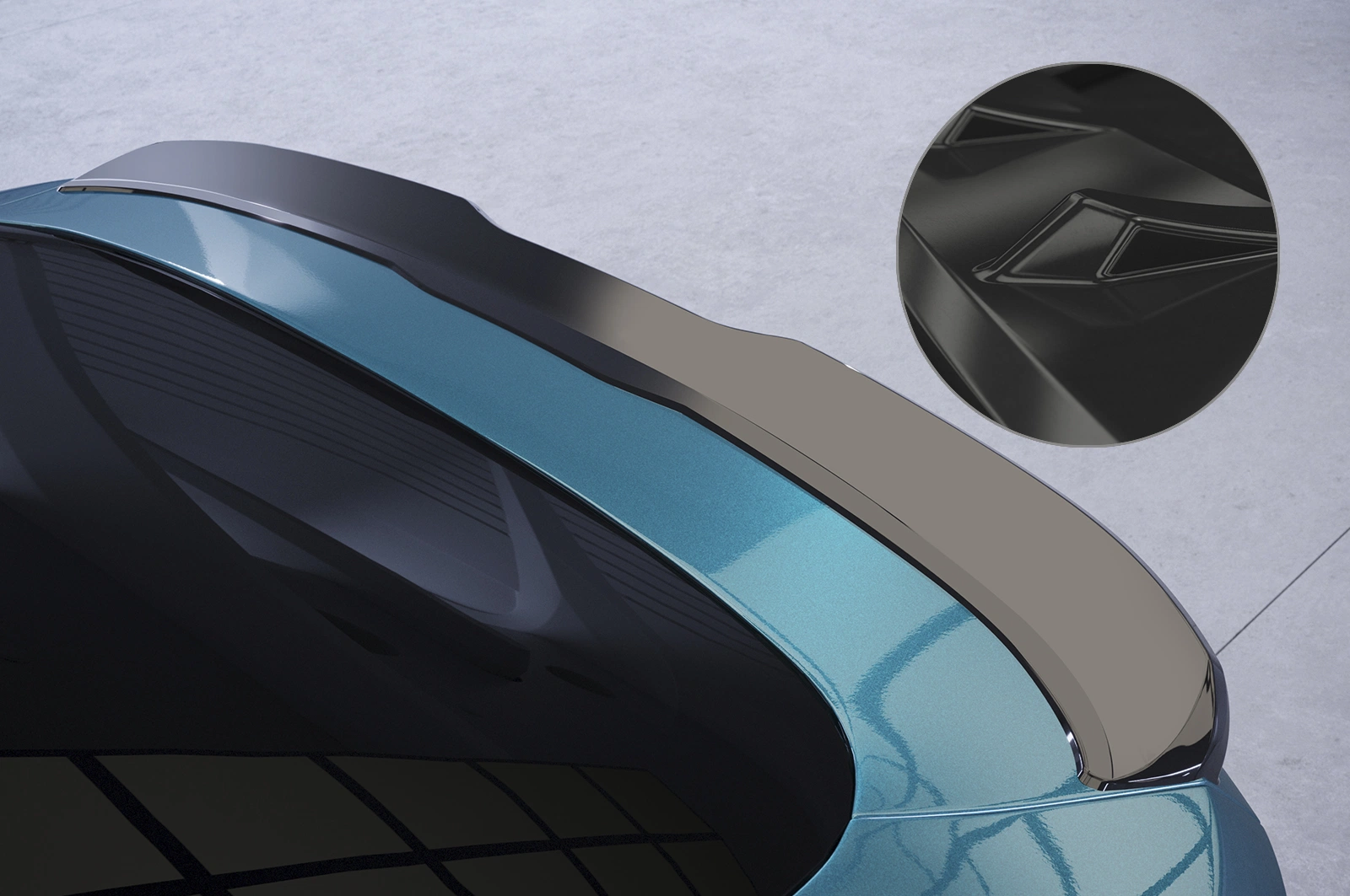Achterspoiler BMW X4 (F26) glans zwart