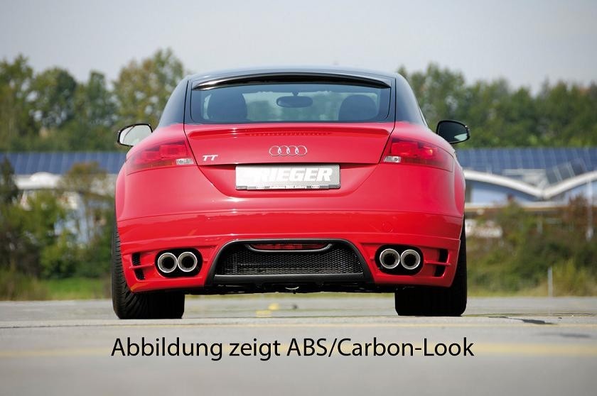 Achteraanzet Audi TT 09.06- Rieger dubbele uitlaat links/rechts
