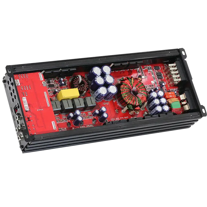 Ground Zero GZHA MINI FIVE 5 Channel Class D Amp Versterker